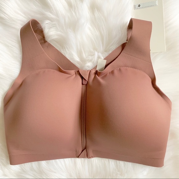 lululemon athletica Other - Enlite Bra zip front zipper lululemon 34E red dust
